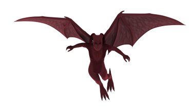 bir canavar 3d cg işleme