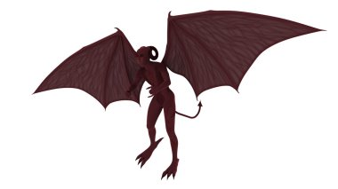 bir canavar 3d cg işleme