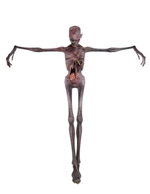 3d cg işleme bir zombi