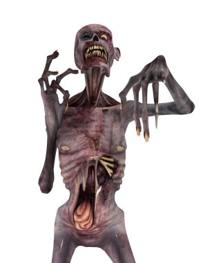 3d cg işleme bir zombi