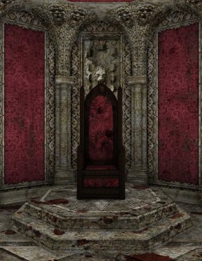 3d cg işleme bir grand salon