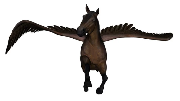 Rendering 3D CG di un pegaso — Foto Stock