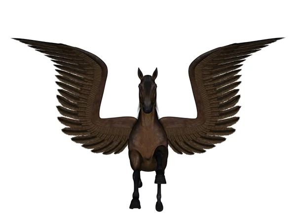 3D cg-rendering av en pegasus — Stockfoto