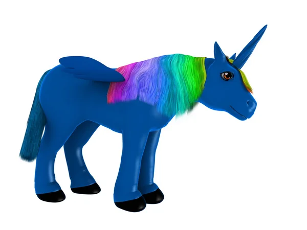 Rendering CG 3D di un unicorno — Foto Stock