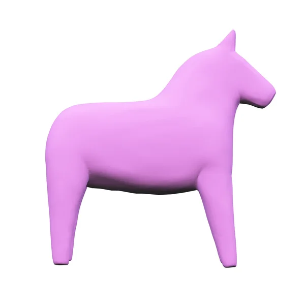 Rendering 3D CG di un cavallo — Foto Stock