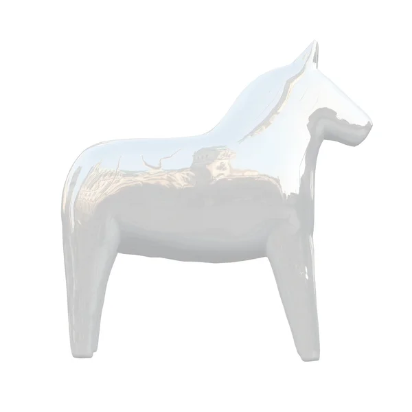 Rendering 3D CG di un cavallo — Foto Stock