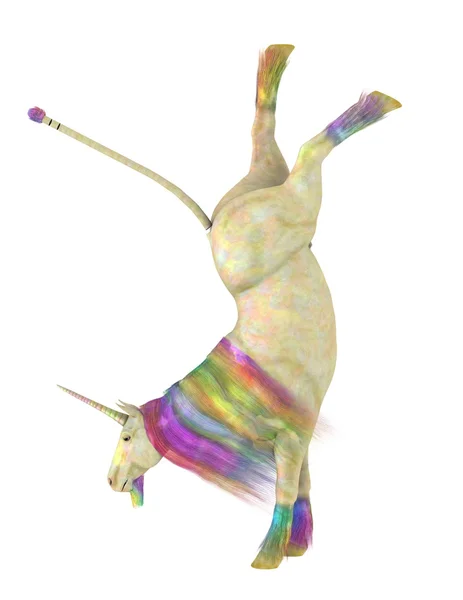 Representación 3D CG de un unicornio — Foto de Stock