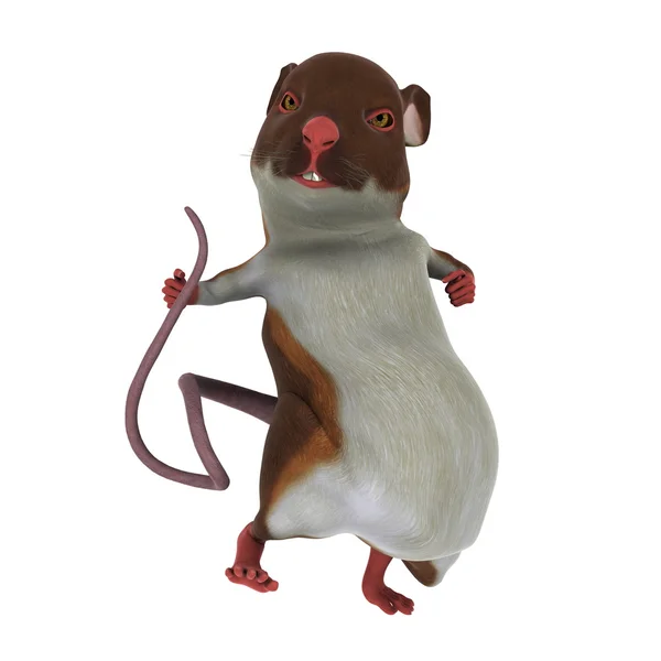 3D CG prestação de um hamster — Fotografia de Stock