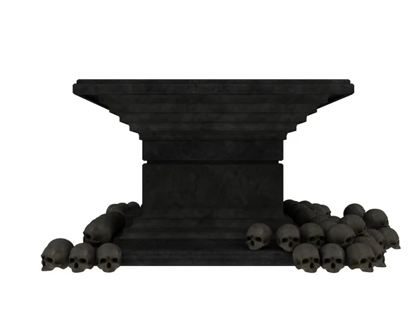 Representación 3D CG del pedestal —  Fotos de Stock