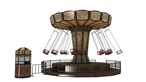 Renderowania 3D cg obrotowe Swing — Zdjęcie stockowe