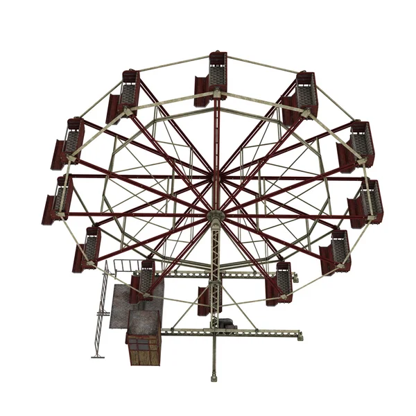 Renderowania 3D cg ferris Wheel — Zdjęcie stockowe