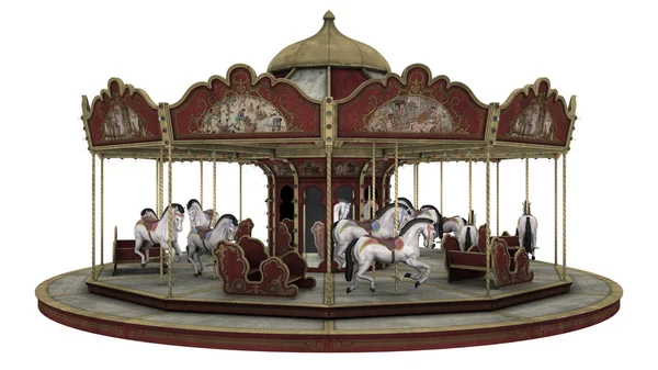 3D CG rendering of a merry-go-round — Stock Photo, Image