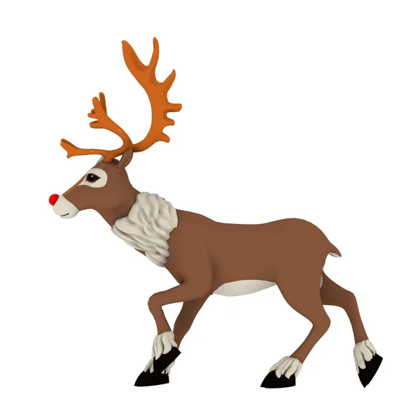 3D CG rendering of a reindeer — Stock Photo, Image