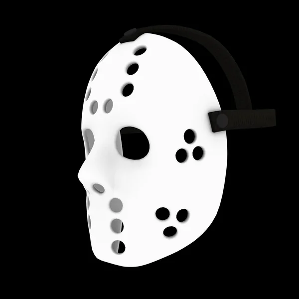 3D-cg-Darstellung einer Hockeymaske — Stockfoto