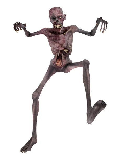 3D cg-rendering av en zombie — Stockfoto