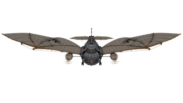3D CG рендеринг самолета — стоковое фото