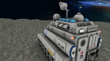 3d cg işleme alanı Rover