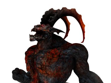 bir canavar 3d cg işleme