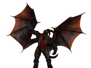 bir canavar 3d cg işleme