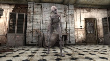 3d cg işleme zombi