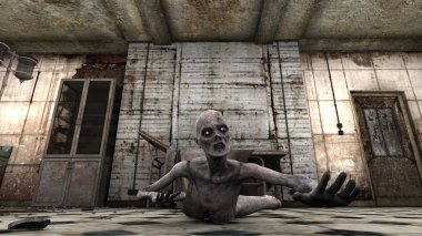 3d cg işleme zombi