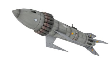 3d cg işleme bir roket