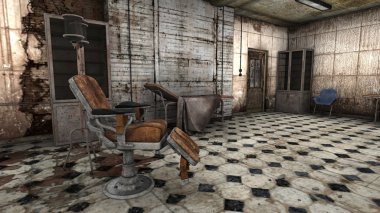 3d cg işleme tıbbi muayene odası