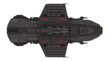 bir uzay gemisi 3d cg render