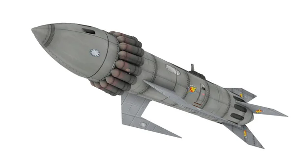 3D CG rendering of a rocket — Stock Photo, Image