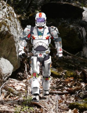 3d cg işleme bir robot