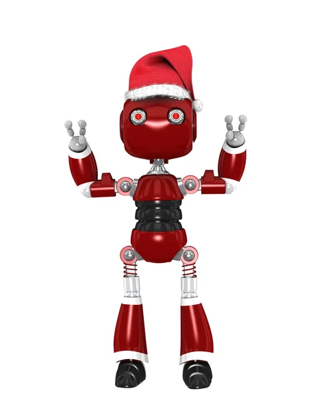 로봇 산타 클로스 — 스톡 사진