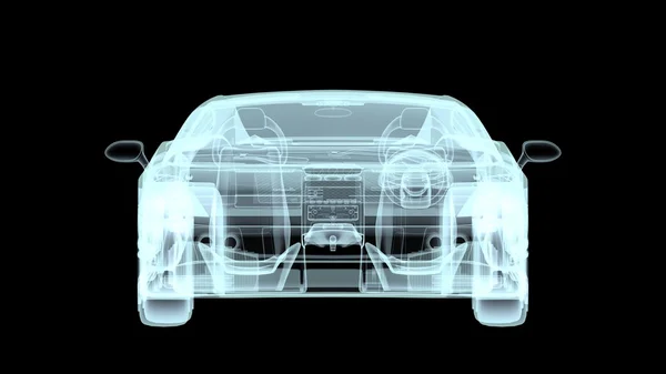 3D-cg rendering van een auto — Stockfoto