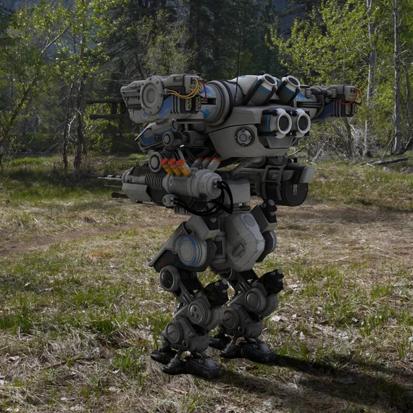 Robot de batalla — Foto de Stock