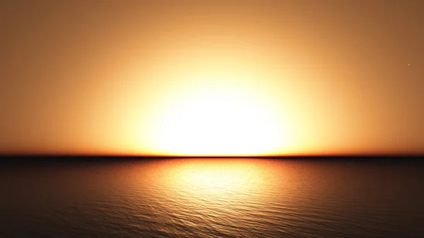 3D illustration of sunrise — Stock Photo, Image