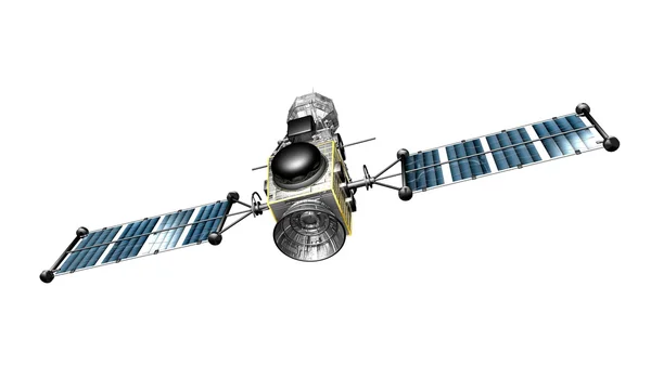 Man-made satellite — Stock Photo, Image