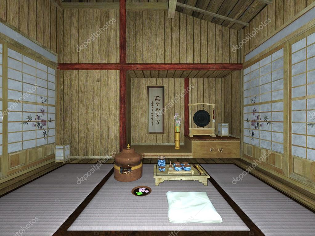 Japán stÃlusú szoba — stock fotó © tsuneomp #79995524