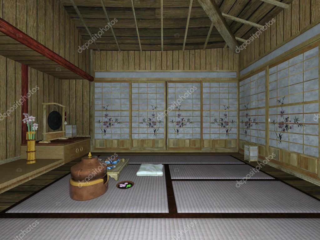 Japán stÃlusú szoba — stock fotó © tsuneomp #79995744