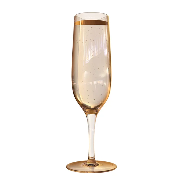 Champagne flöjt — Stockfoto