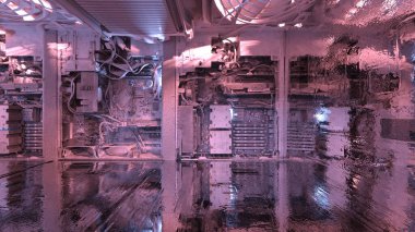 Uzay aracının 3 boyutlu görüntülemesi