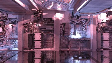 Uzay aracının 3 boyutlu görüntülemesi