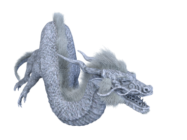 Bir ejderhanın 3D canlandırması