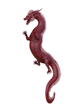 Bir ejderhanın 3D canlandırması