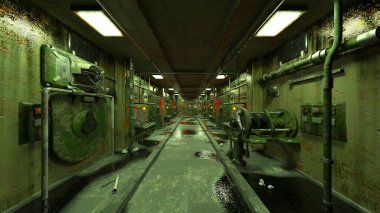 Koridorun 3B görüntülemesi