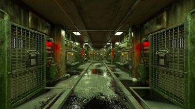 Koridorun 3B görüntülemesi