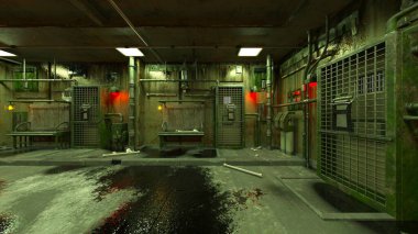 Koridorun 3B görüntülemesi