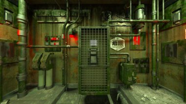 Koridorun 3B görüntülemesi