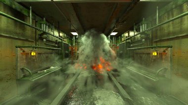 Koridorun 3B görüntülemesi