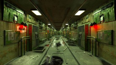 Koridorun 3B görüntülemesi