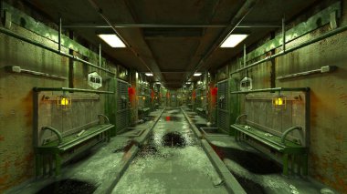 Koridorun 3B görüntülemesi