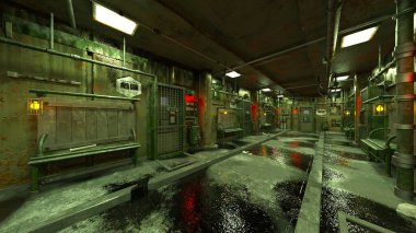 Koridorun 3B görüntülemesi